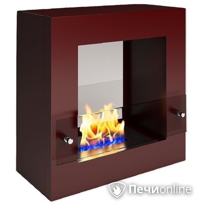 Биокамин ЭкоЛайф Cube Glass black burgundy Арома, c250 в Шымкенте